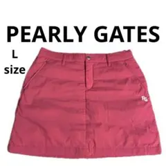 PEARLY GATES パーリーゲイツ 中綿スカート ピンク　レディース　L