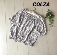 ☆COLZAプルオーバーブラウス ペイズリー柄 パフスリーブ☆のサムネイル