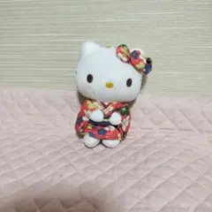 ハローキティ ぬいぐるみキーホルダー 着物 和風 - メルカリ