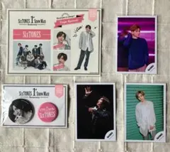 《未開封》SixTONES 京本大我　ステッカー＋缶バッジ＋公式写真セット