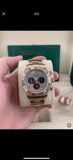 ROLEX ローズゴールド クロノグラフ 腕時計