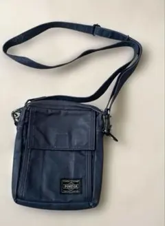 PORTER ネイビー ショルダーバッグ　サコッシュ