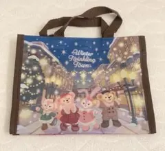 ショッピングバッグ ダッフィー＆フレンズ　ウィンター・トゥインクリング・タウン
