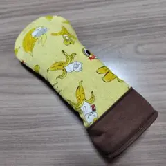 ハンドメイド　ニャンコバナーナ　ユーティリティ用ヘッドカバー