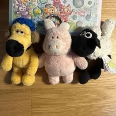 Shaun the Sheep ぬいぐるみ3点セット