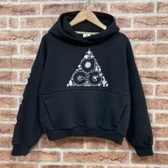 NIKE ACG 裏起毛ショート丈パーカー 黒