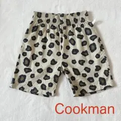 【訳あり】クックマン シェフパンツ ハーフパンツ レオパード ヒョウ柄 Sのサムネイル