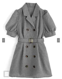 GRL ベルト付きチェック柄ミニワンピース [tu405]