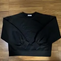 【新品】長袖　カットソー　トップス　レディース　黒　ブラック　M