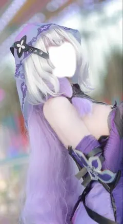 崩壊スターレイル ブラックスワン ウィッグ コスプレ