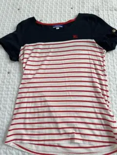BURBERRY ブルーレーベル　ストライプ 半袖Tシャツ 38