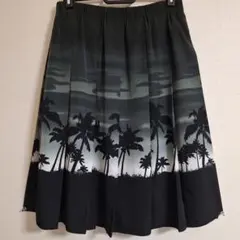 値下【美品】コムサマチュア　COMME CA MATURE　ひざ丈スカート　L