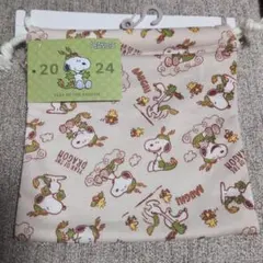 スヌーピー　2024辰　巾着