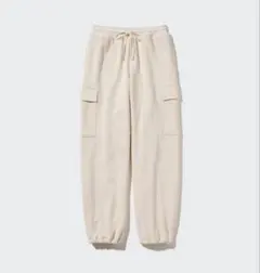 ユニクロ　スウエットカーゴパンツ サイズM ボトムスのサムネイル