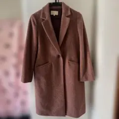 BEAMS ピンク チェスターコート Sサイズ