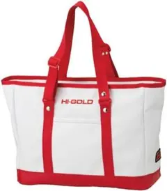 HI-GOLD トートバッグ ホワイト/レッド