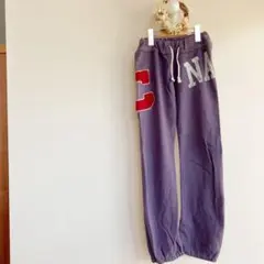 8.デニムダンガリー スウェットパンツ　130