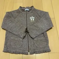 MIKI HOUSE カーディガン 120 ブラウン