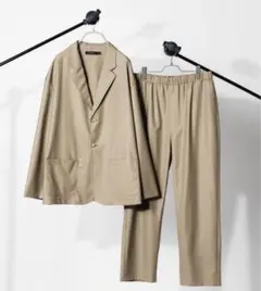 新品＊レイジブルー＊シングルテーラードセットアップ