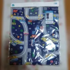 西松屋　新品 半袖パジャマ 乗り物柄 130cmのサムネイル