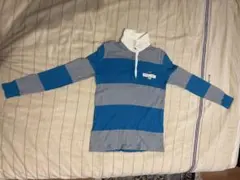 LACOSTE ラガーシャツ ボーダー 長袖 レディース　LL