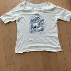 Simple Life 半袖カットソー ホワイト レディースのサムネイル