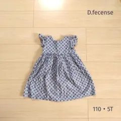 D.fecense ダマスク ワンピース ネイビーブルー 110・5Tのサムネイル
