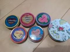 六花亭とチョコレートの空き缶　caviar　THEOBROMA