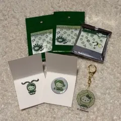 関西万博 Algae ハローキティ アクリルキーホルダー ピンバッチ セット
