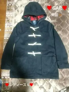 GAP ダッフルコート 黒 Lサイズ ミドル丈　美品のサムネイル