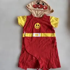 アンパンマン フード付きロンパース 70cm