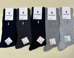 【新品未使用】Hush Puppies ソックス 5足セット 25-27cm