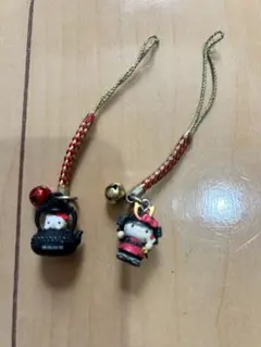 ハローキティ ご当地根付けストラップ 2個セット