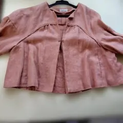 Unaca ノーカラージャケット オレンジのサムネイル