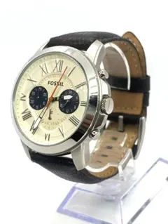 【稼働品】FOSSILフォッシル　クロノグラフ　メンズクオーツ腕時計