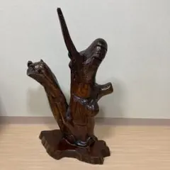 木彫り 寿老人 置物 天然木 彫刻　七福神　宝永作 木彫り 寿老人 置物 天然木 彫刻 七福神 宝永作 - メルカリ