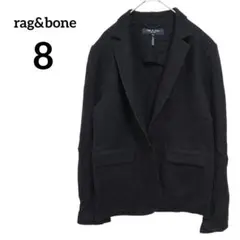 rag&bone 【8】 テーラードジャケット　ブラック　カジュアル　秋冬　男女