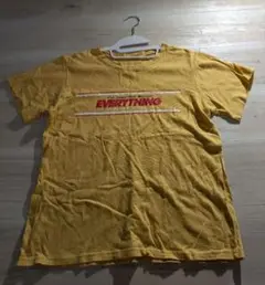 イエロー 半袖Tシャツ EVERYTHING