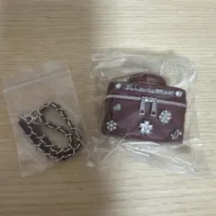 JILLbyJILLSTUART ミニブローチバニティキーホルダー WINE