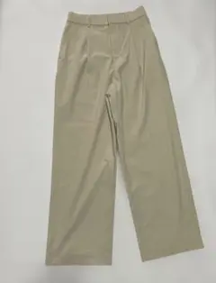 センタープレス ワイドパンツ