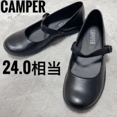 最終値下げ　美品　CAMPER ブラック ダブルストラップ シューズ サイズ37 CAMPER ブラック ダブルストラップ シューズ サイズ37 - メルカリ