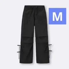 GU テックプルオンパンツ M ブラック