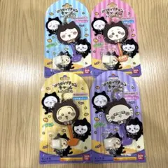 ちいかわ　ロリポップチョコチャーム　みんなで黒猫　4点セット