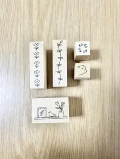 【新品未使用】hokkos さん はんこ スタンプ セット①