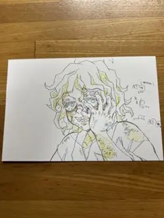 鬼滅の刃　原画ポストカード　妓夫太郎　④