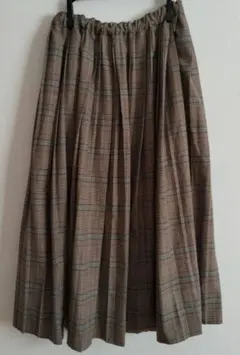 URBAN RESEARCH　DOORS チェックロングスカート