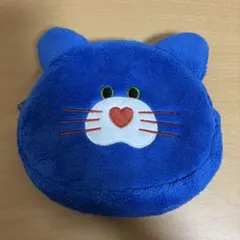 mojojojo フェイスポーチ 青ネコ