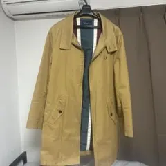 FREDPERRY ベージュ ユニオンジャック ハリントンマックコート