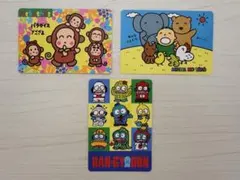 【平成初期】サンリオ ハンギョドン、おさるのもんきち、たあ坊　カード3枚セット