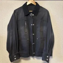 ブラック　カバーオールジャケット　ジーナシス　JEANASISのサムネイル